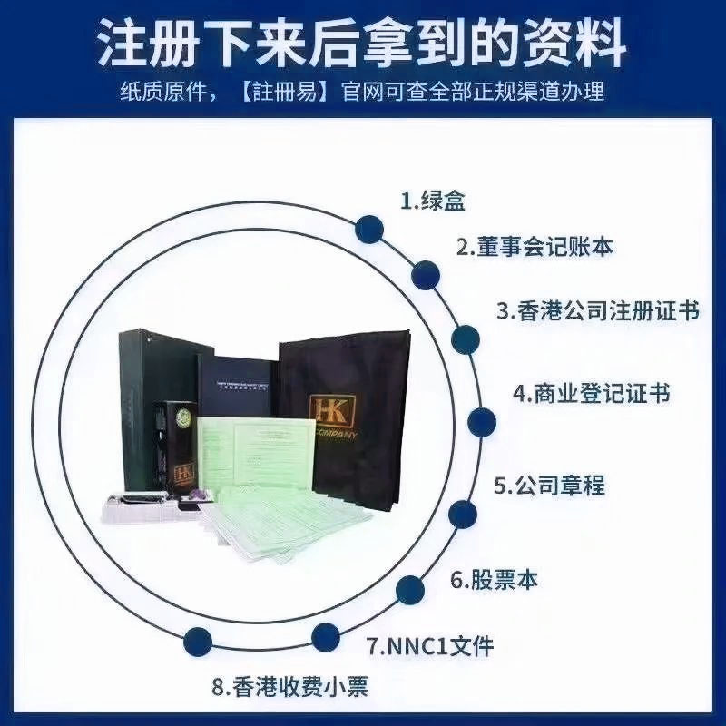 注冊(cè)香港離岸公司所獲得的資料